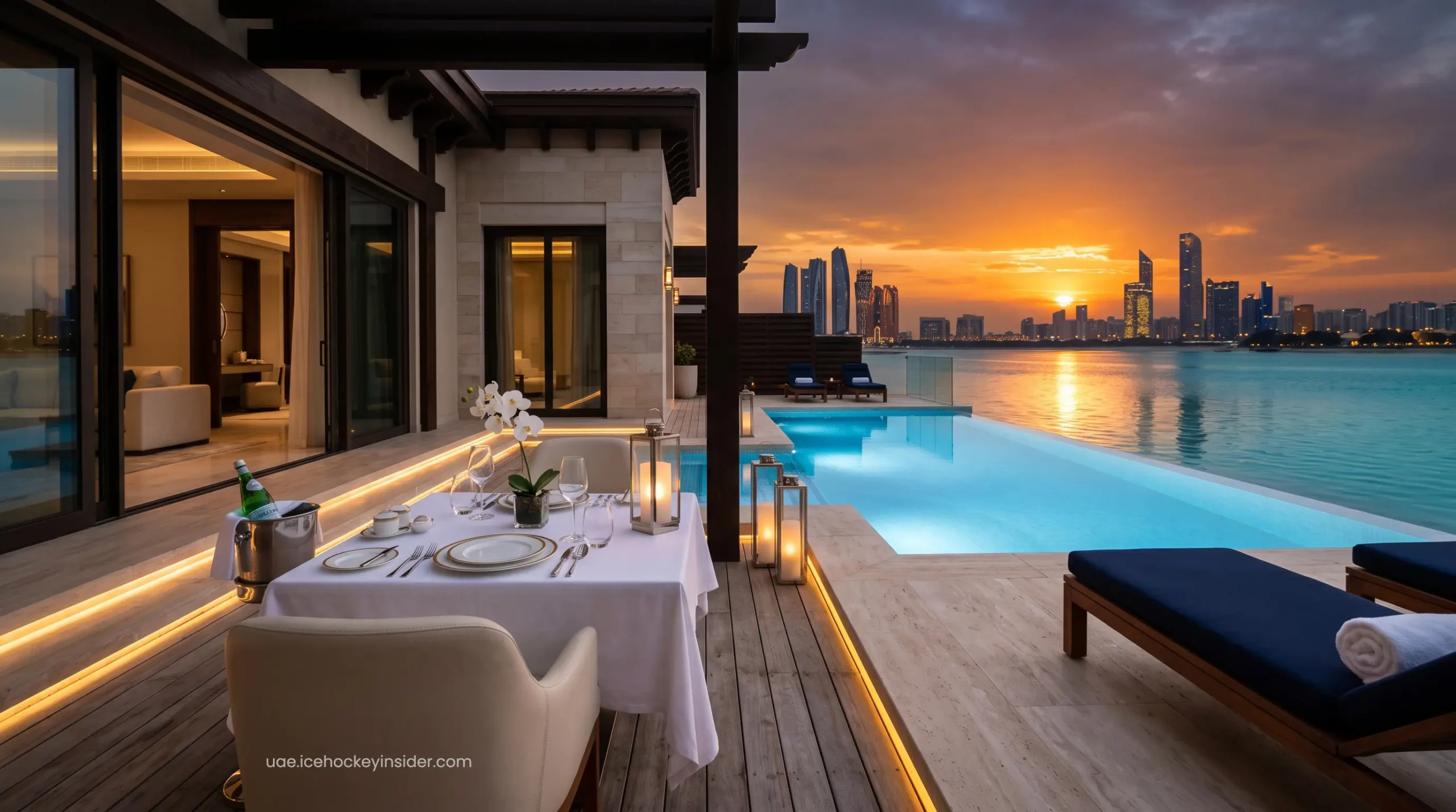 Exclusive VIP beachfront resort offering luxury staycation packages Abu Dhabi