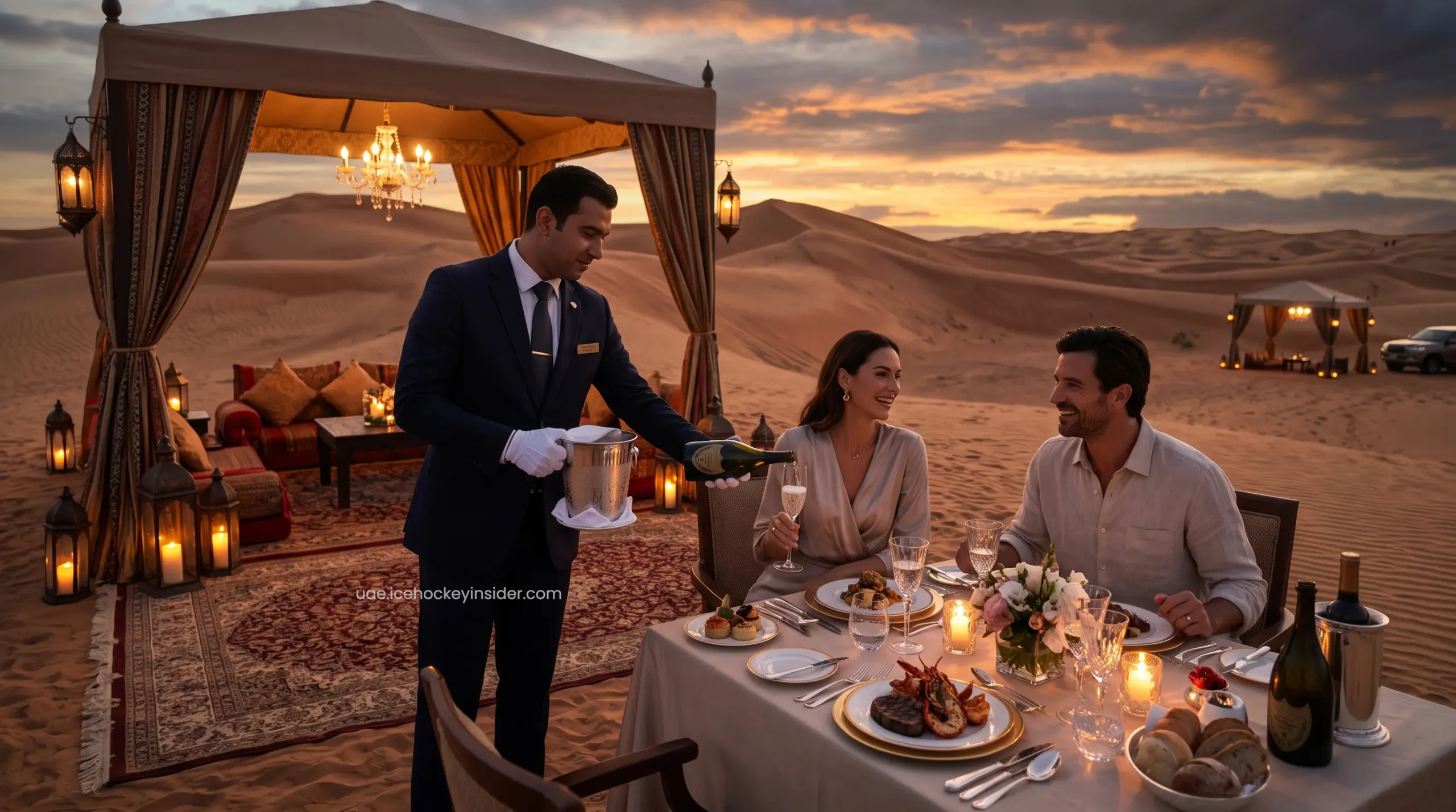Exclusive 7-star dining experience at luxury desert retreats UAE