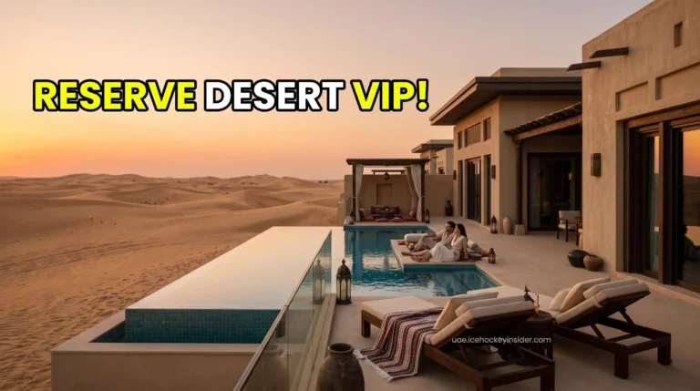 Premium private villas at luxury desert retreats UAE