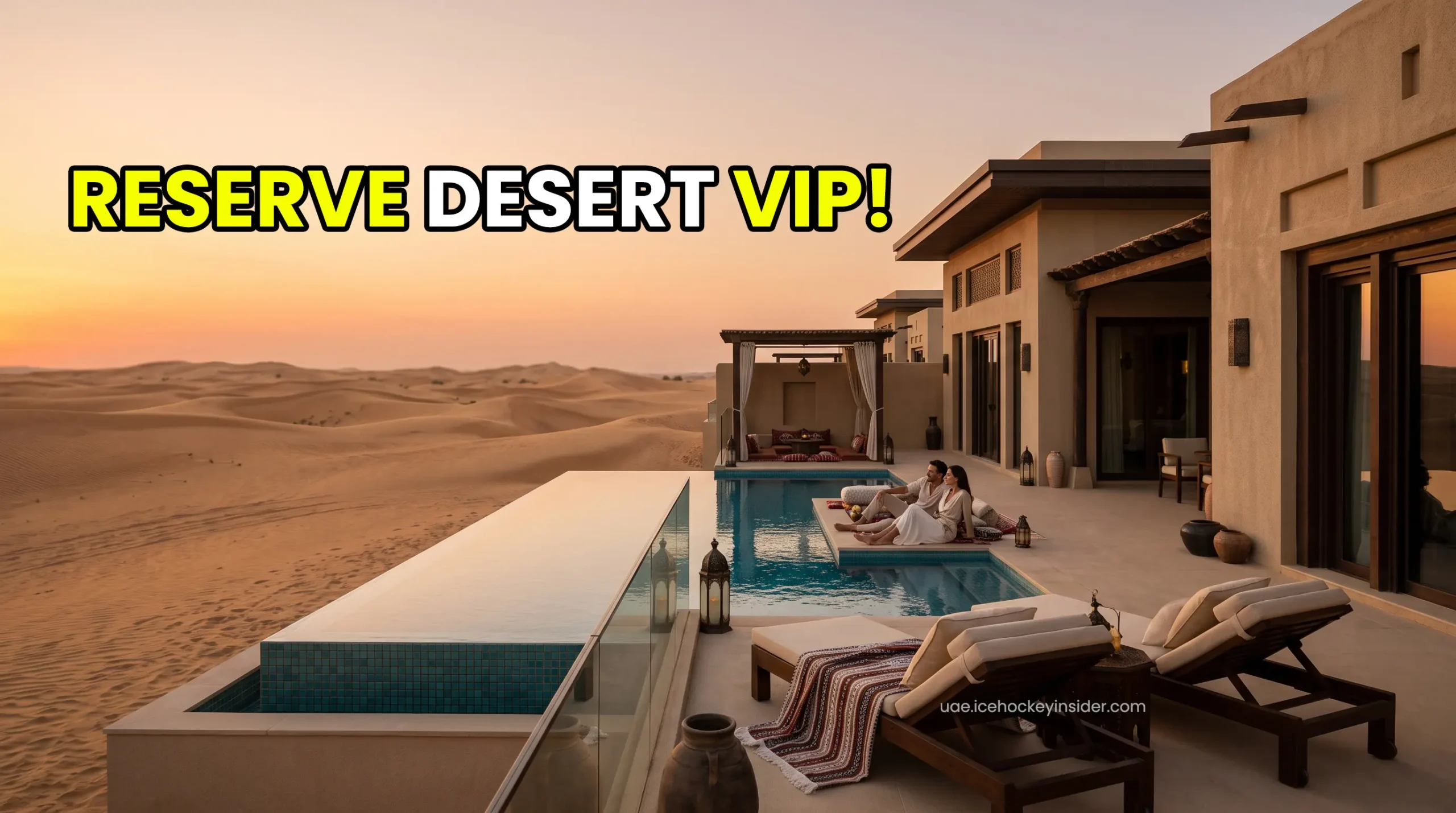 Premium private villas at luxury desert retreats UAE